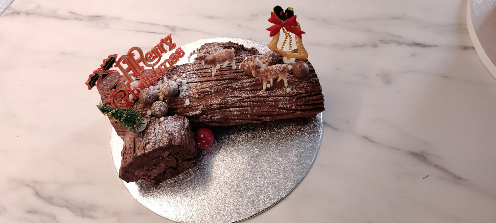 Bûche de Noël au Chocolat